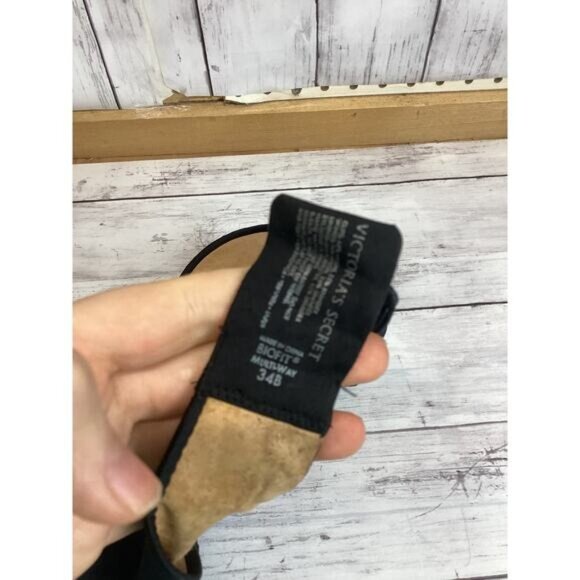 Victoria's Secret Women Biofit Multiway Strapless Bra Size 34B Black Satin - Picture 4 of 4